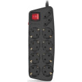 REAL-EL Мережевий фільтр живлення REAL-EL REAL-EL RS-10 Protect, 1.8m, black (EL122300038)