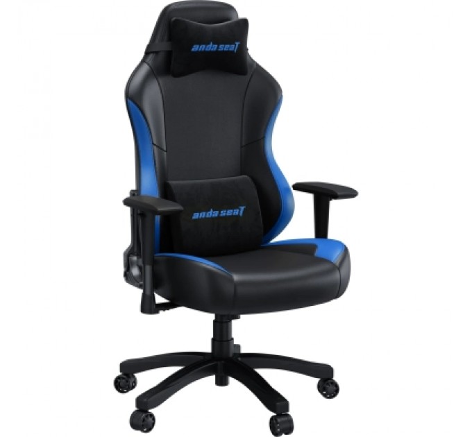 Anda Seat Крісло ігрове Anda Seat Luna Color PVC Size L Black/Blue (AD18-48-BS-PV)