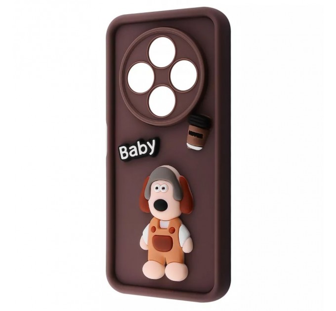 NCase Чохол-накладка Pretty Things Case для Xiaomi Redmi 14C 4G/Poco C75 Brown/Baby