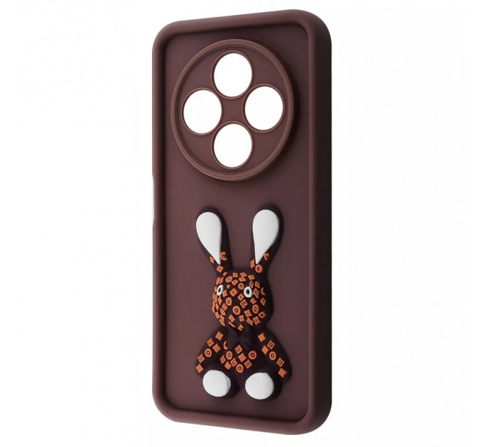 NCase Чохол-накладка Pretty Things Case для Xiaomi Redmi 14C 4G/Poco C75 Brown/Rabbit