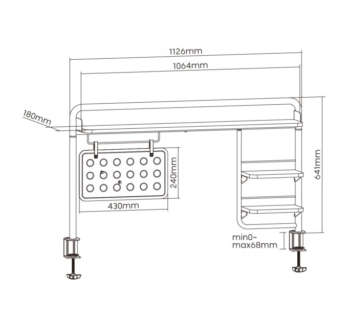OfficePro Органайзер OfficePro DS253B Black
