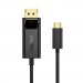 Choetech Кабель мультимедійний USB-C to DisplayPort 1.8m 4K 60Hz Choetech (XCP-1801BK)