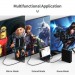 Choetech Кабель мультимедійний HDMI to HDMI 2.0m V.2.1 8K 60Hz HDR10 HLG 48Gbps YUV 444 Choetech (XHH01-BK)
