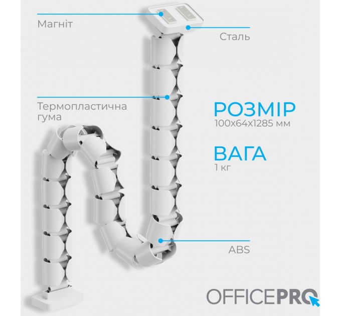 OfficePro Органайзер для кабелю OfficePro CM790W White