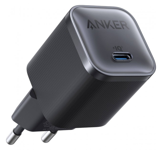 Anker Мережевий зарядний пристрій Anker Nano Charger 45W USB-C Black (A2692L11)