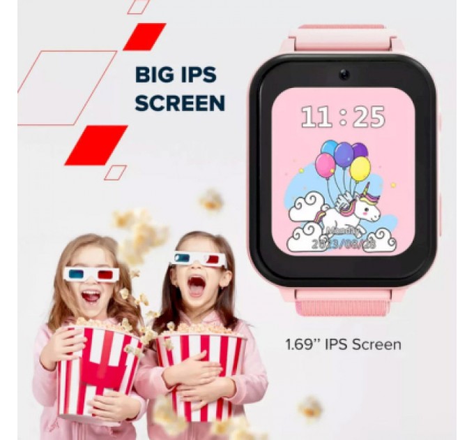 Canyon Смарт-годинник Canyon Alfie KW-37 MP3 Study&Game Blue (CNE-KW37BL)