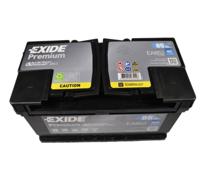 EXIDE Акумулятор автомобільний EXIDE PREMIUM 85A (EA852)