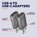 Trust Перехідник USB-C to USB-A 3.2 Adapter 2-Pack Trust (25573_TRUST)