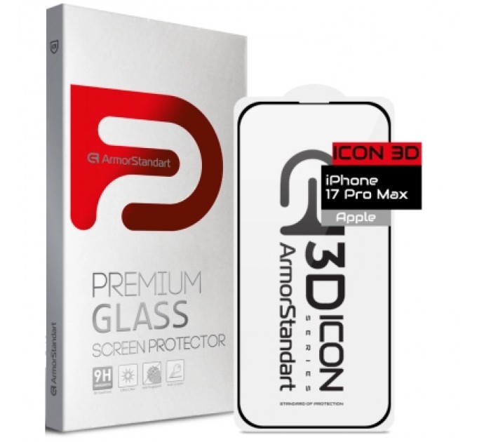 Armorstandart Скло захисне Armorstandart Icon 3D Apple iPhone 17 Pro Max (ARM86214)