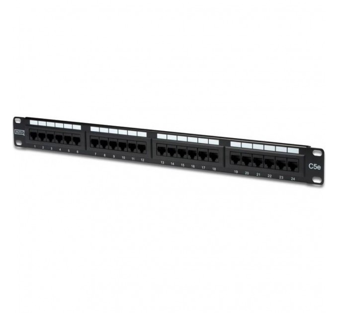 Assmann Патч-панель Digitus 19" 1U 24 порта 5e UTP в сборе (DN-91524U)
