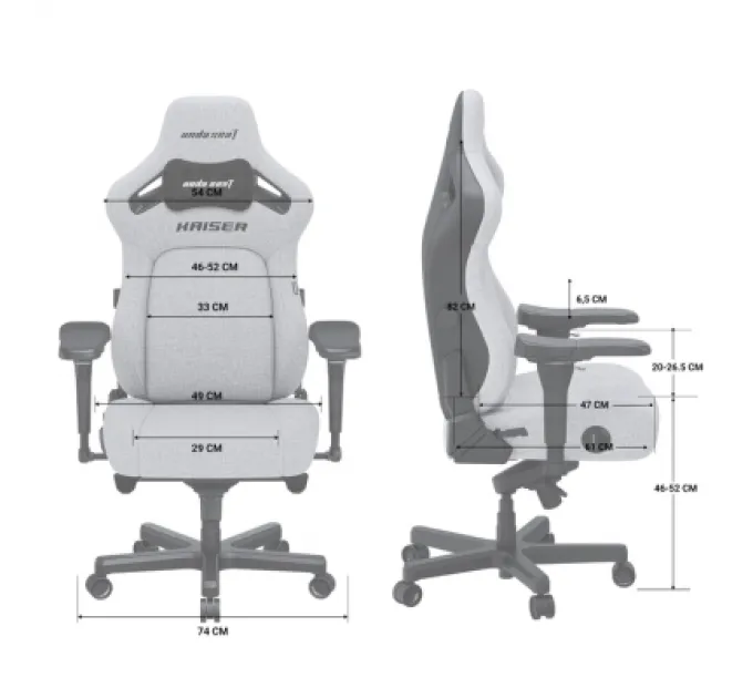 Anda Seat Крісло ігрове Anda Seat Kaiser 4 PVC Size L Violet (AD12YDDC-L-20-V-PV/C)