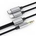 XoKo Кабель мультимедійний MH-232 AUX 3.5mm - USB Type-C - Lightning XoKo (XK-MH-232)