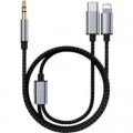 XoKo Кабель мультимедійний MH-232 AUX 3.5mm - USB Type-C - Lightning XoKo (XK-MH-232)