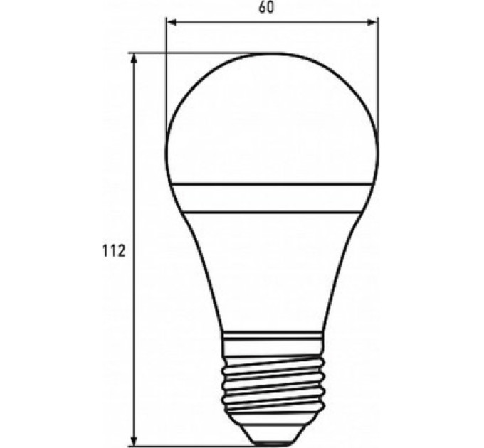 Eurolamp Лампочка Eurolamp LED А60 800 Lm E27 4000K 2шт (MLP-LED-A60-08274(Amber)new)