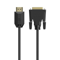 Кабель мультимедійний HDMI to DVI 3.0m 24M 4K60HZ HP (DHC-HD05-03M)