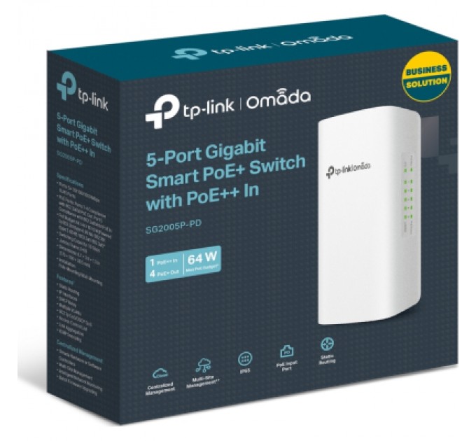 TP-Link Комутатор мережевий TP-Link SG2005P-PD