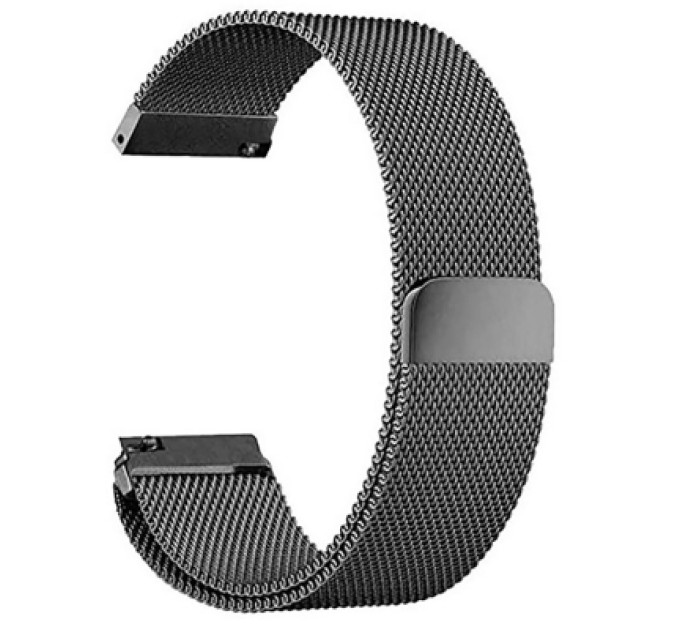 BeCover Ремінець до смарт-годинника BeCover Milanese Style для Samsung Galaxy (20mm)/Watch 5/ Watch 4.../Gear S2 Classic/Gear Sport Gray (707673)