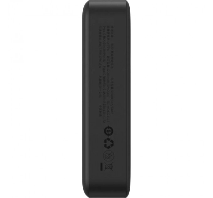 Baseus Батарея універсальна Baseus Magnetic Mini Wireless 20000mAh 20W, Black (PPCX150001)