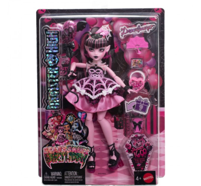 Monster High Лялька Monster High Страх який солодкий день народження Дракулора (JBG74)