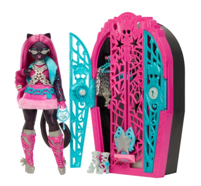 Monster High Лялька Monster High сюрприз Таємниці Жахлівуда Жахо-секрети Кетті Нуар (JBG82)