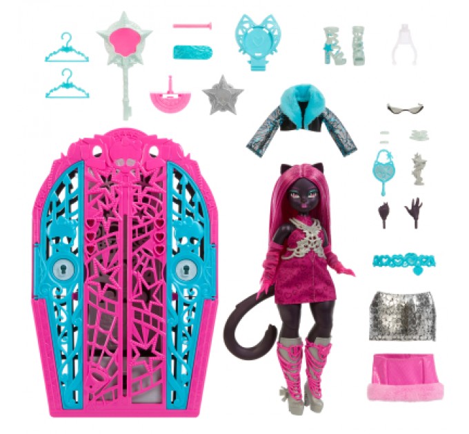 Monster High Лялька Monster High сюрприз Таємниці Жахлівуда Жахо-секрети Кетті Нуар (JBG82)