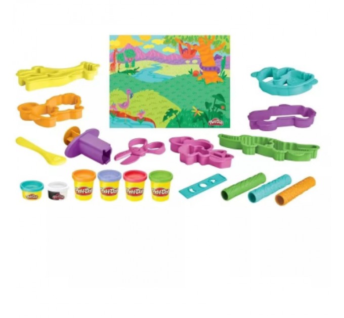 Hasbro Набір для творчості Hasbro Play-Doh Сафарі (F7213)