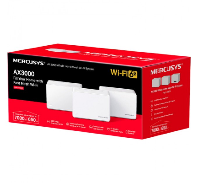 Mercusys Точка доступу Wi-Fi Mercusys HALO-H80X-3-PACK