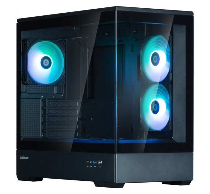 Zalman Корпус Zalman P30 Black V2 (P30BLACKV2) без БЖ