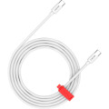 Canyon Дата кабель USB-C to USB-C 2.0m CC60AB 60W Braided White Canyon (CND-CC60AB20W)