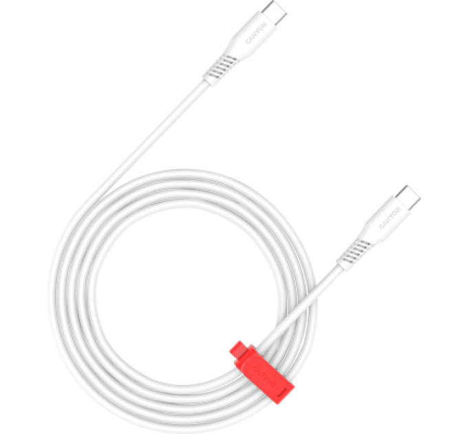 Canyon Дата кабель USB-C to USB-C 2.0m CC60SC 60W White Canyon (CNS-CC60SC20W)