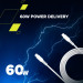 Canyon Дата кабель USB-C to USB-C 2.0m CC60SC 60W White Canyon (CNS-CC60SC20W)