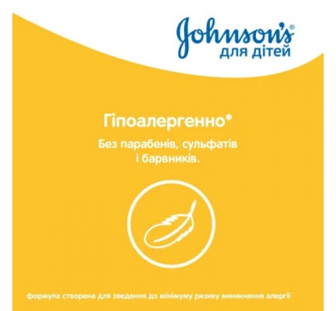 Johnson’s baby Дитячий шампунь Johnson’s baby і пінка для миття та купання «Від маківки до п'яточок», 500 мл (3574669909990)