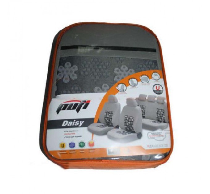 PUFI Чохли на сидіння PUFI DAISY сірий (330262)
