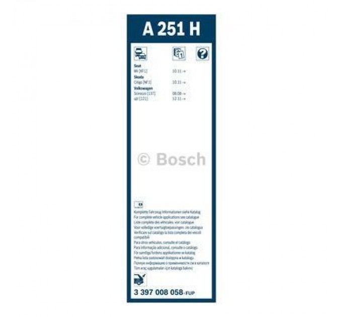 Bosch Щітка склоочисника Bosch 3 397 008 058