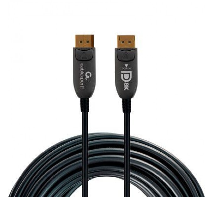 Cablexpert Кабель мультимедійний DisplayPort to DisplayPort 30.0m V.1.4 8K 60Hz/4K 120Hz Optic (AOC) Cablexpert (CC-DP8K-AOC-30M)