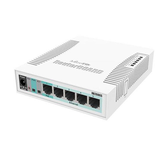 Mikrotik Комутатор мережевий Mikrotik RB260GS (CSS106-5G-1S)