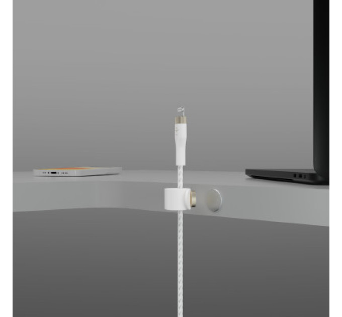 Belkin Дата кабель USB 2.0 AM to Lightning 1.0m white Belkin (CAA010BT1MWH)