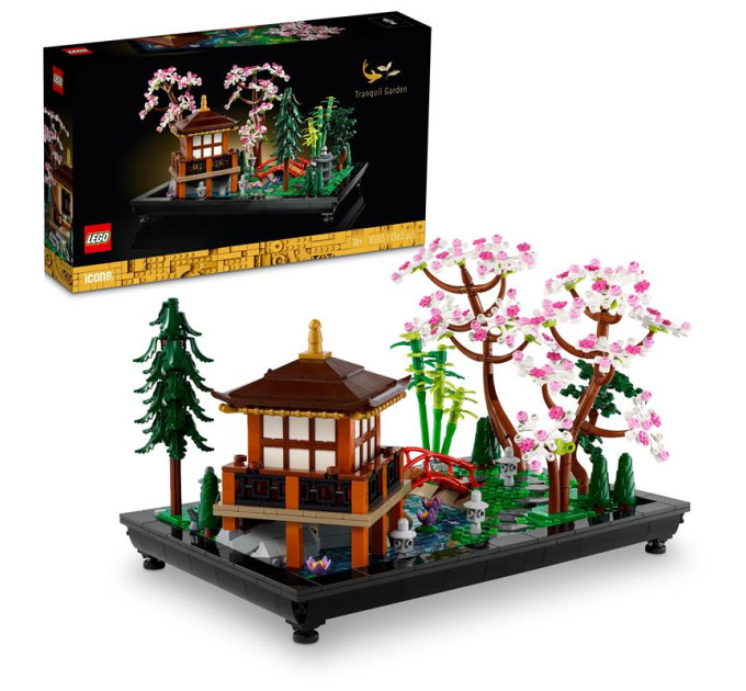 LEGO Конструктор LEGO Icons Тихий сад 1363 деталі (10315)