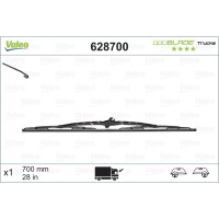 Щітка склоочисника Valeo 628700