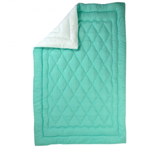 Руно Ковдра Руно набір ковдра 140х205 + 1 подушка 50х70 силіконова Бірюзовий (К_924.52СЛ200_Бірюзовий)