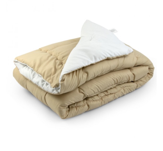 Руно Ковдра Руно набір ковдра 200х220 + 2 подушки 50х70 силіконові Бежевий (К_925.52СЛ300_Бежевий)