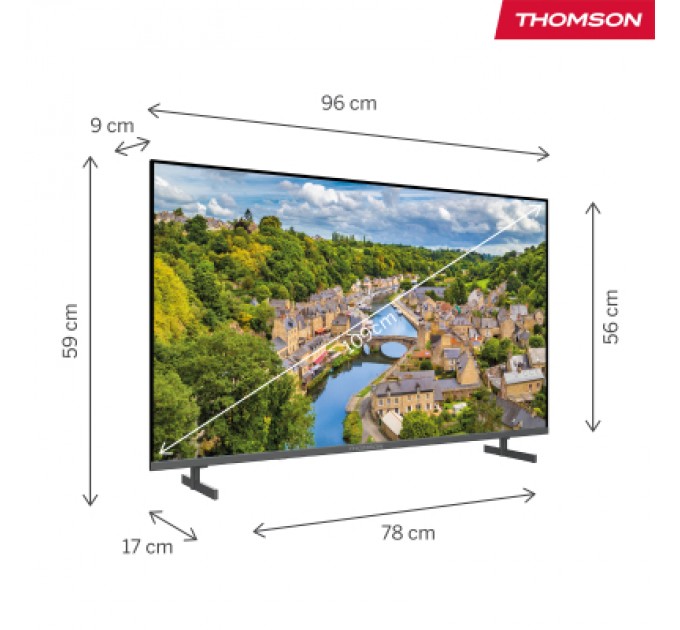 THOMSON Телевізор THOMSON 43FQG3S15
