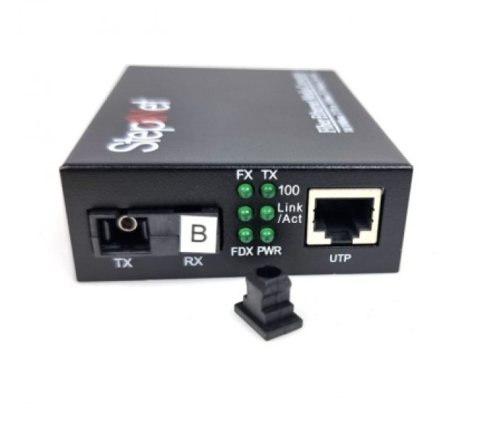 Step4Net Медіаконвертер 10/100Base-TX to 100Base-FX, SM, 1310nm, SC/PC, 20км Step4Net (MC-R-0,1-1SM-1310nm-20-LFP)