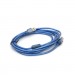 Ritar Кабель для принтера USB 2.0 AM/BM 3.0m ferrite blue Ritar (YT-AM/BM-3.0TBL)