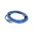 Ritar Кабель для принтера USB 2.0 AM/BM 3.0m ferrite blue Ritar (YT-AM/BM-3.0TBL)