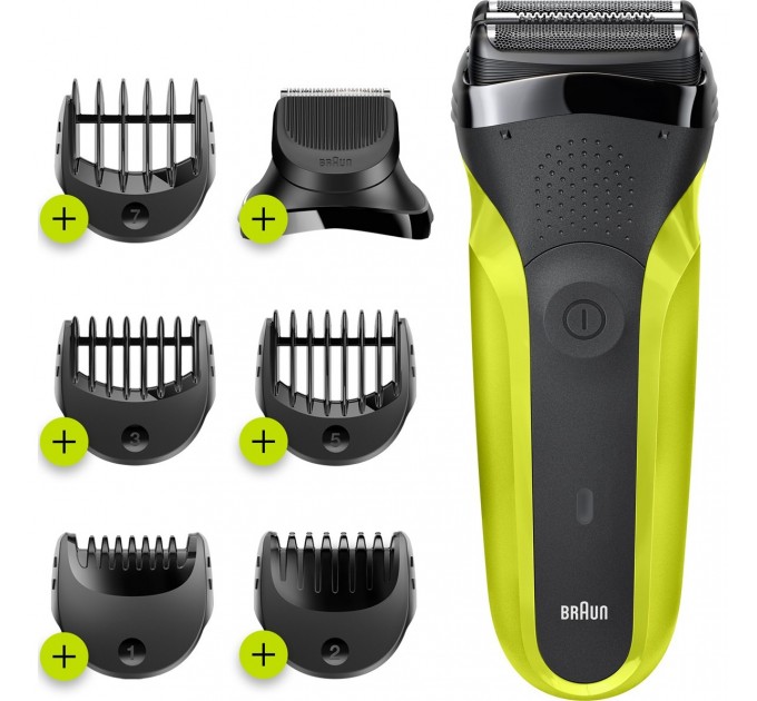 Braun Електробритва Braun Series 3 300BT Black/Green