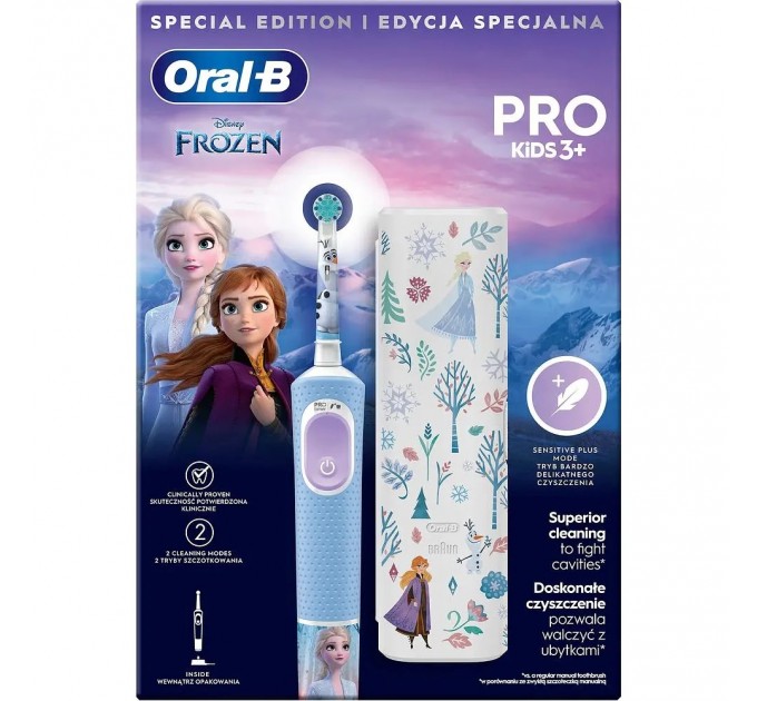 Braun Зубна електрощітка Braun Oral-B Pro Kids D103.413.2KX Frozen