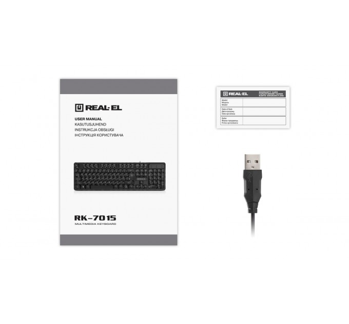 REAL-EL Клавіатура REAL-EL RK-7015