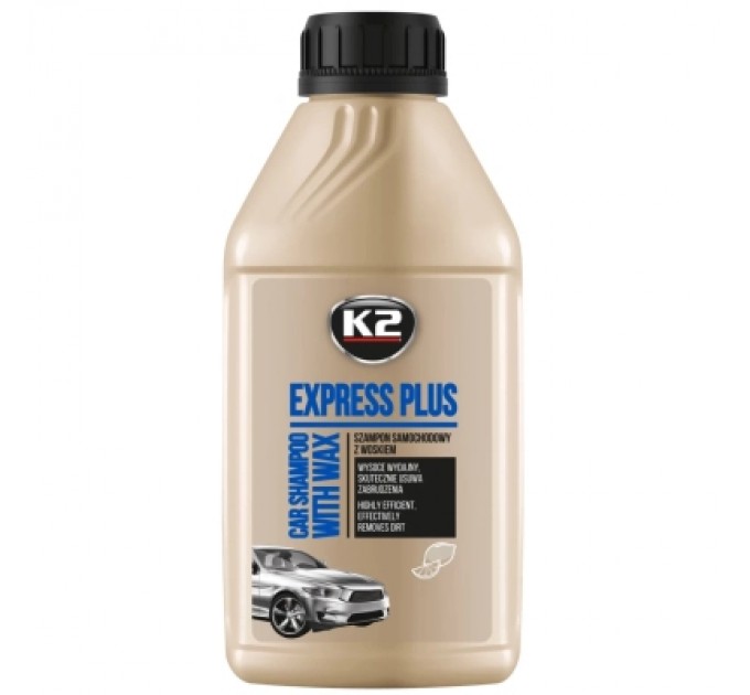 K2 Автошампунь K2 Express Plus "Лимон" з воском 500 мл (K140)