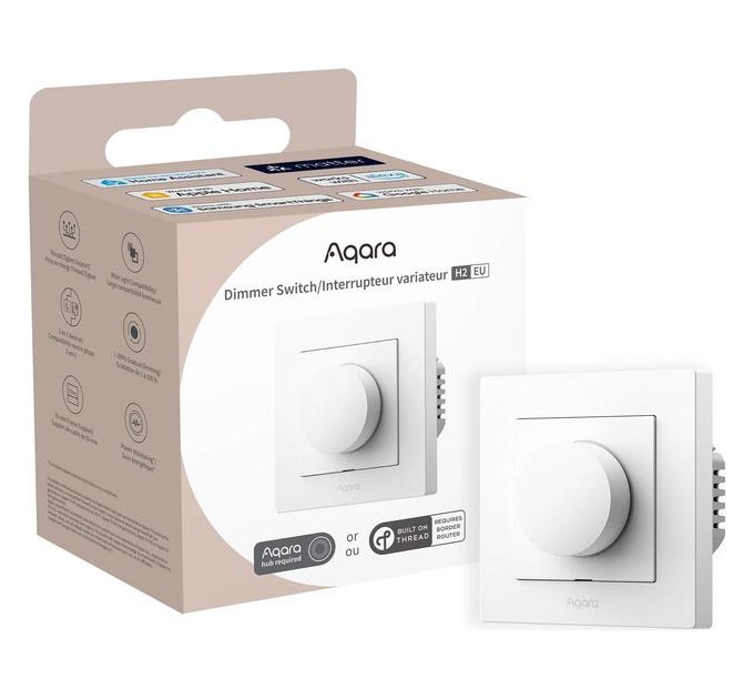 Aqara Настінний вимикач димер H2 KD-R01D білий Aqara